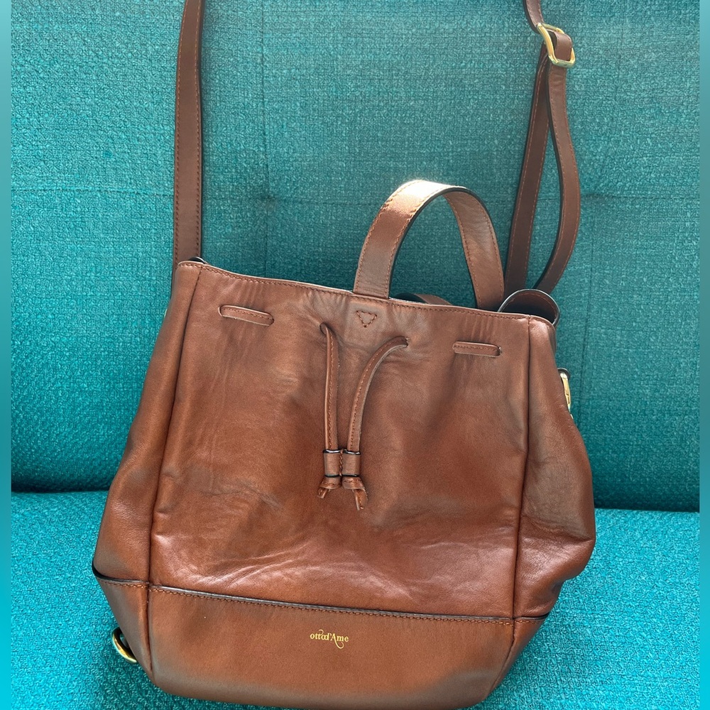 Brown Leather ottod’Ame purse